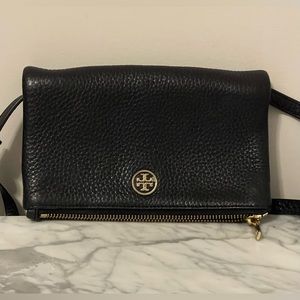 Tory Burch Pebbled Leather Crossbody Bag